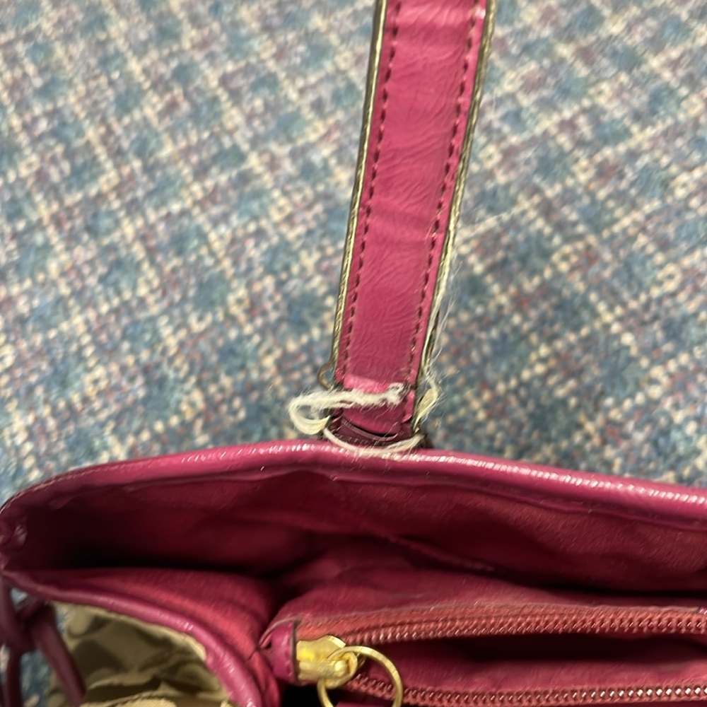 Used Coach Signature Python Stripe Carry-All - Picture 12 of 17